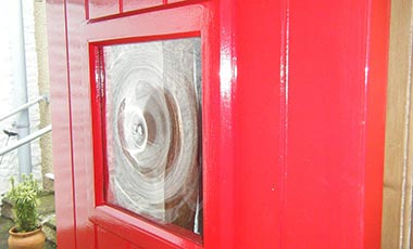 Bespoke Front Door for customer in Llangattock, Powys