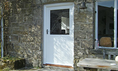 Porch for customer in Llangattock, Powys