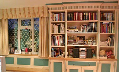 Bespoke fitted bookcase
